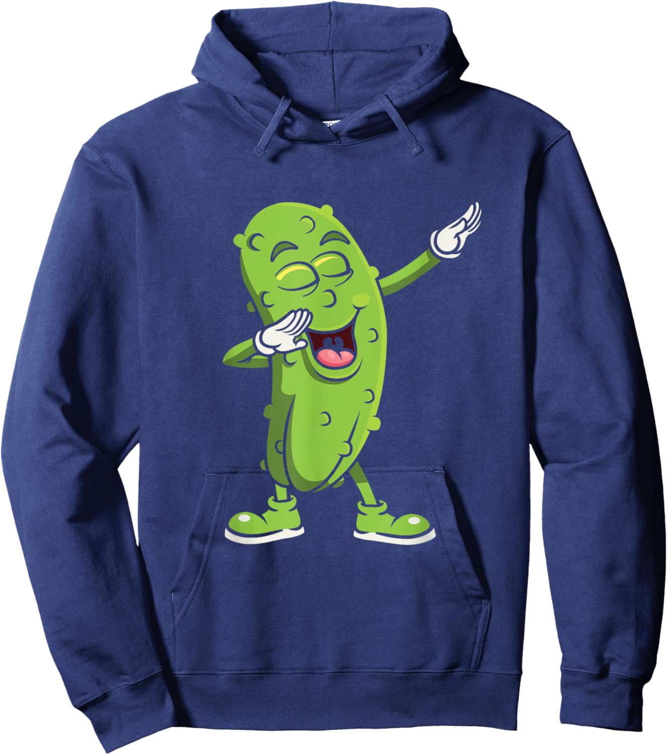 Dabbing Pickle - Cucumber Vegetarian Vegan Pickles Lover Hoodie - Hoodie | Navy