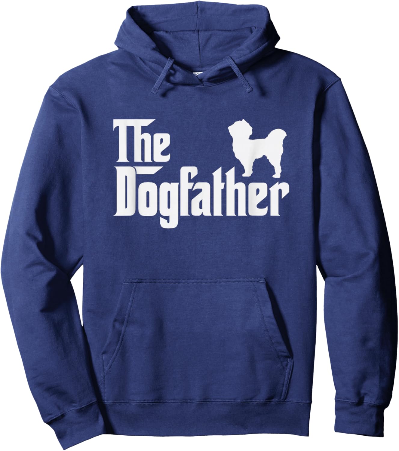 maltese shih tzu DogFather Funny Dog Dad Hoodie - Hoodie | Navy