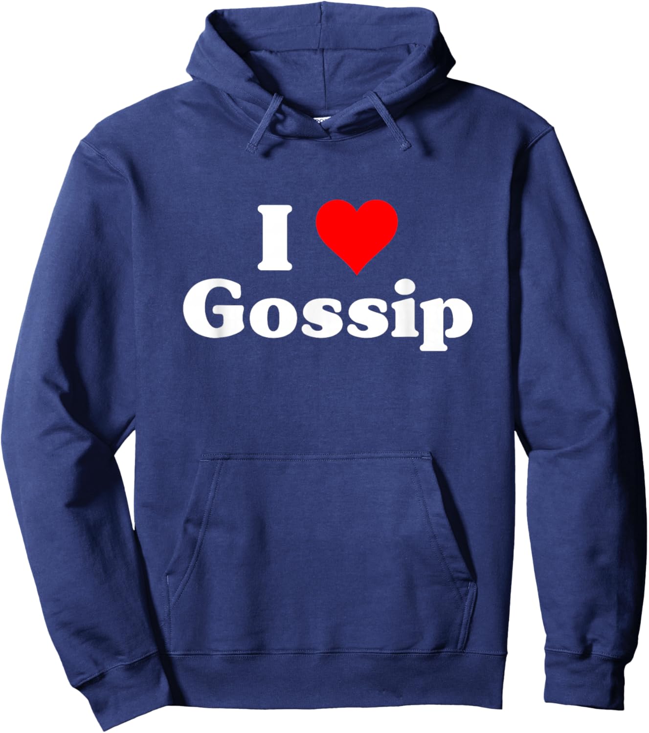 I Love Gossip Hoodie - Hoodie | Navy