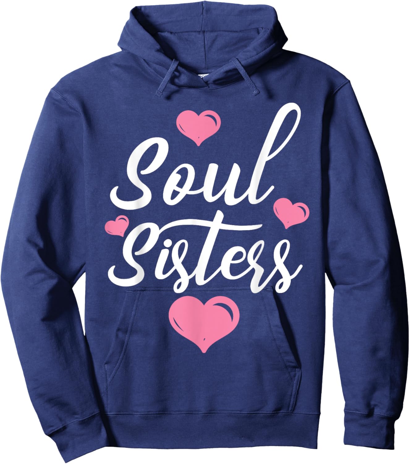 Soul Sisters Bestie Best Friend Forever Friendship BFF Squad Hoodie - Hoodie | Navy