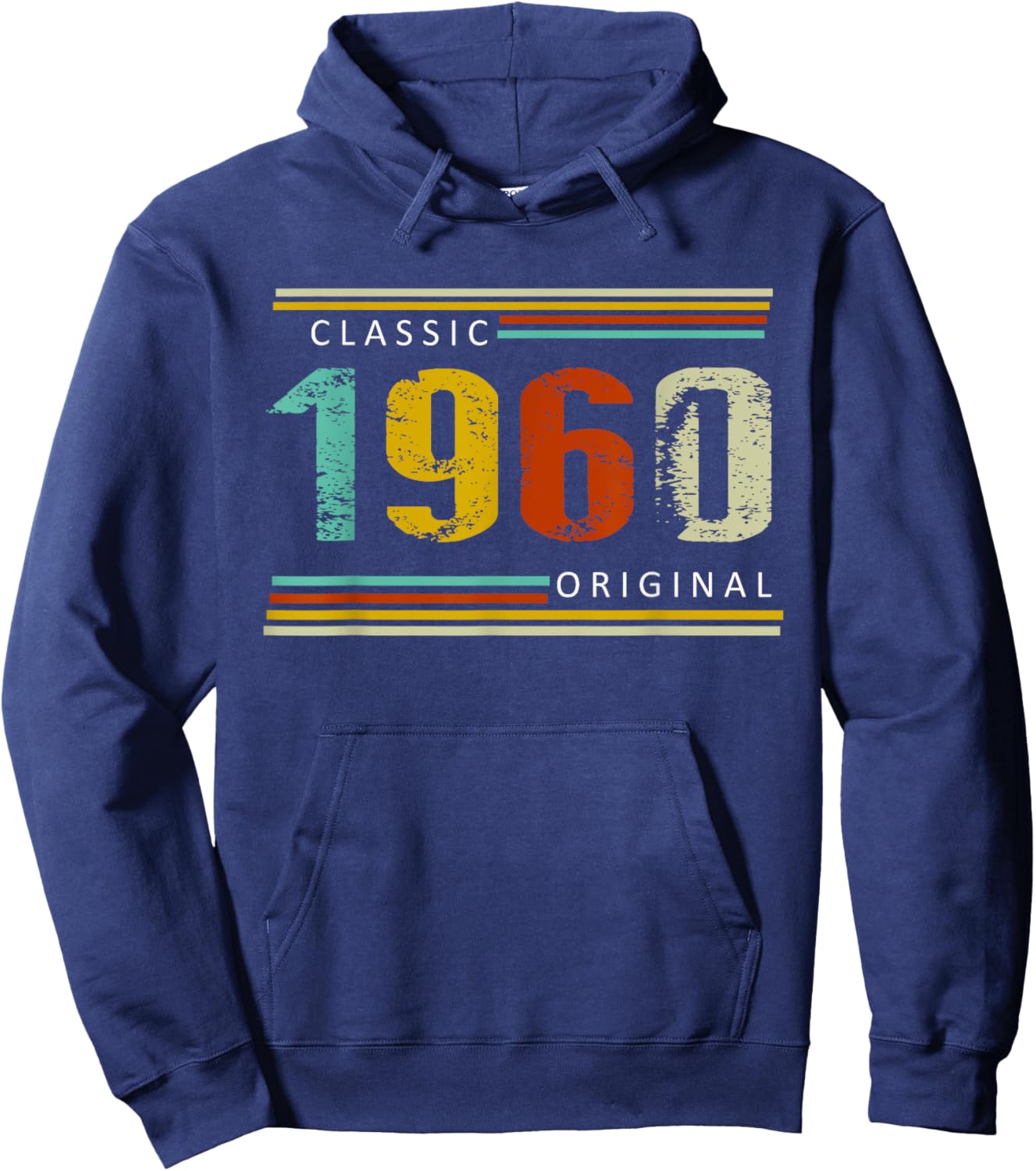 Birthday, Classic of 1960 Original, 65th Retro Hoodie - Hoodie | Navy
