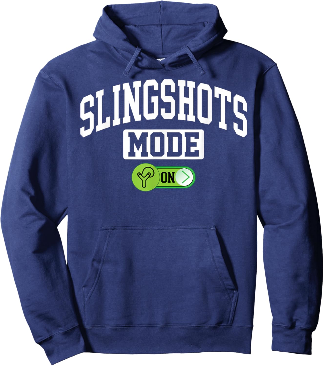 Slingshots Mode on Funny Slingshots Maker Hoodie - Hoodie | Navy