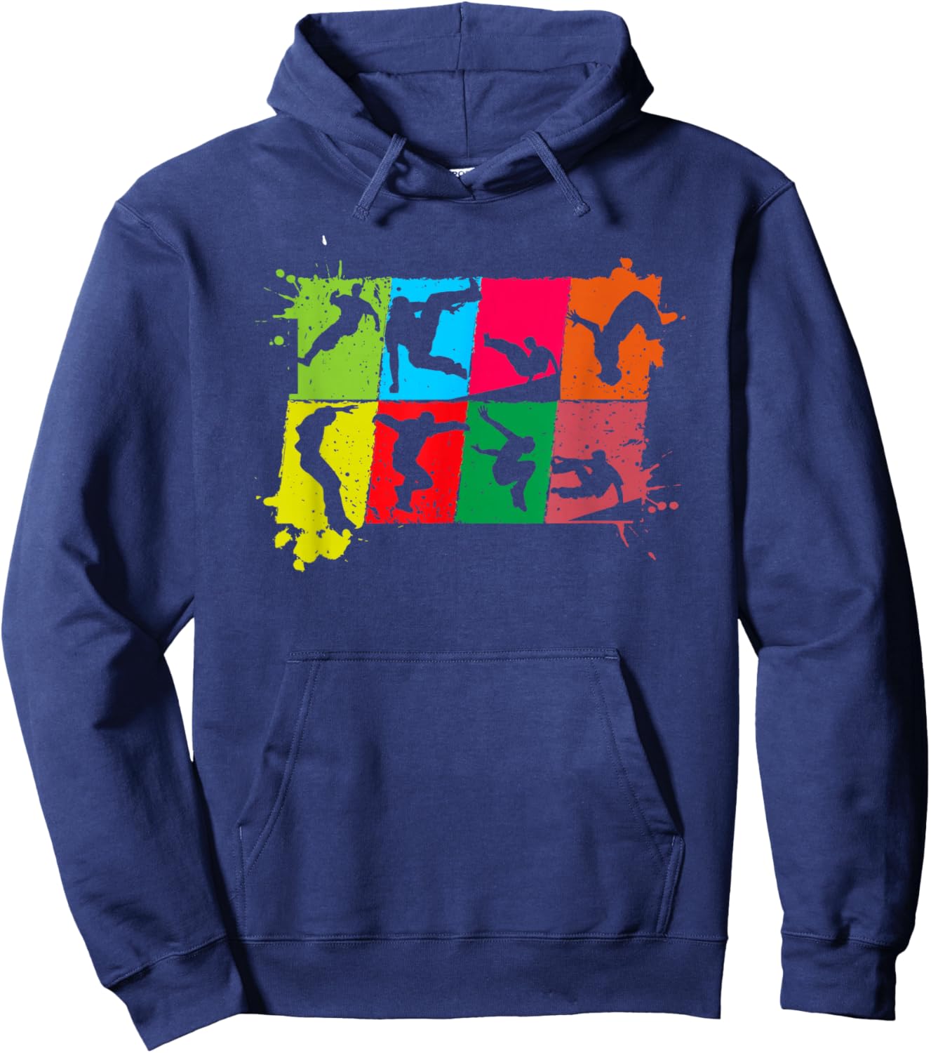 Freerunning Parkour Jump Obstacle Course Parkour Hoodie - Hoodie | Navy