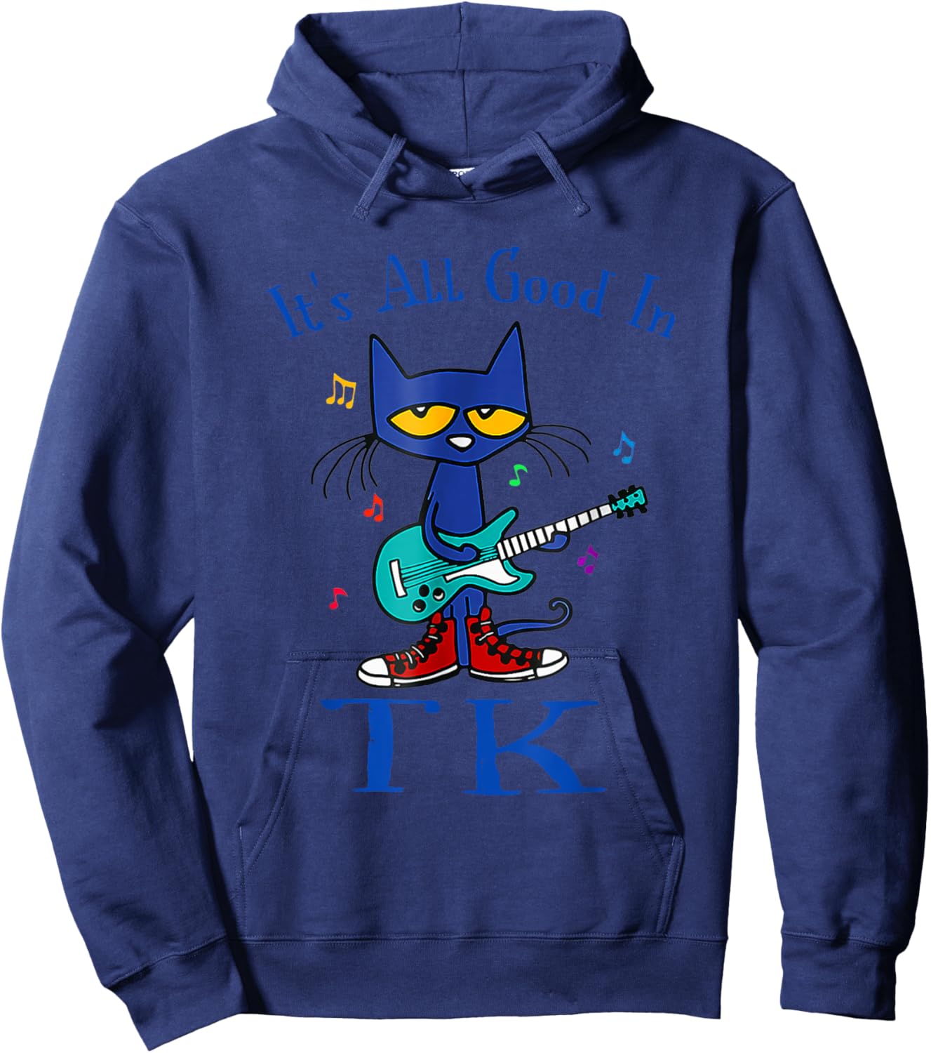 Its All Good in TK Cat Transitional Kindergarten Teacher Kid Hoodie - Hoodie | Navy