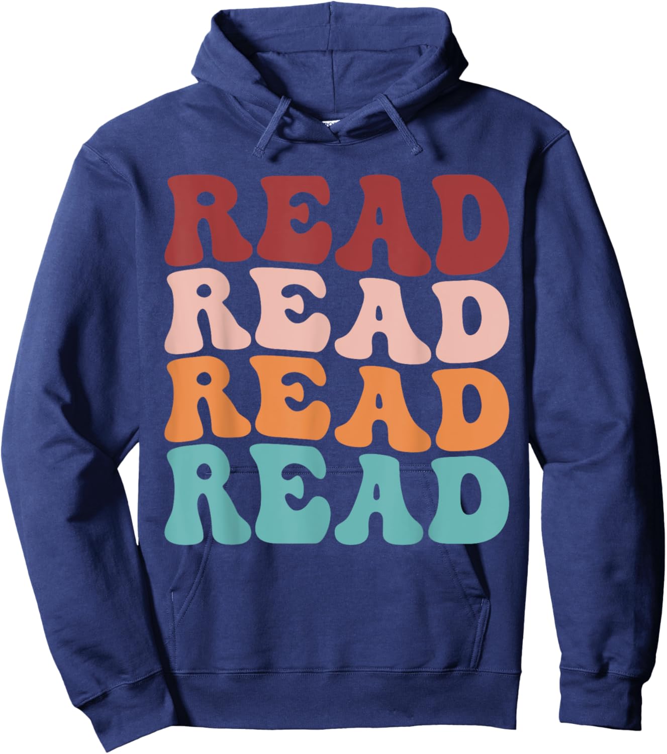 Read School Librarian Life Teacher Reading Read Graphic Hoodie - Hoodie | Navy