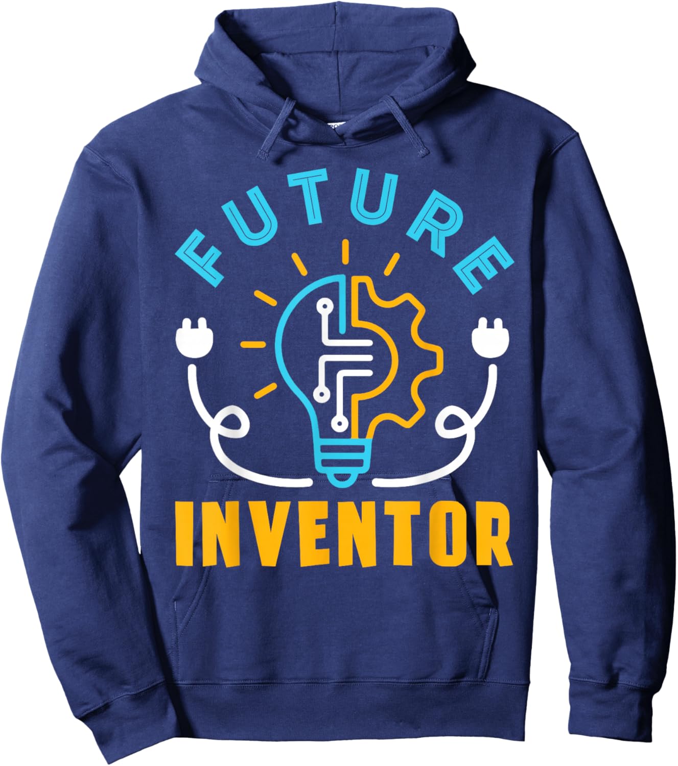 Future Inventor Creator Lightbulb Innovator Kids Inventor Hoodie - Hoodie | Navy