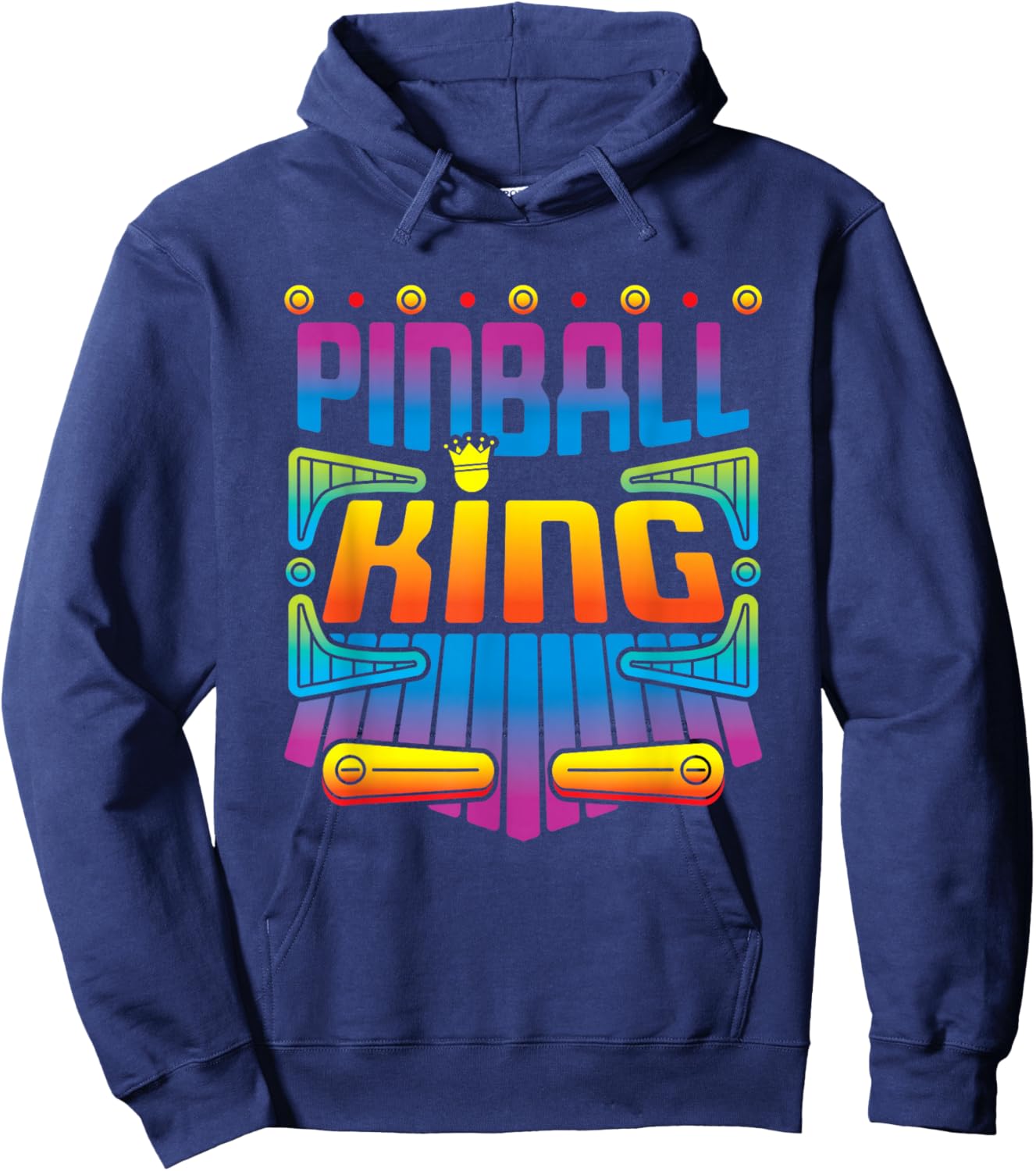 Pinball Machine King Men Boys Hoodie - Hoodie | Navy