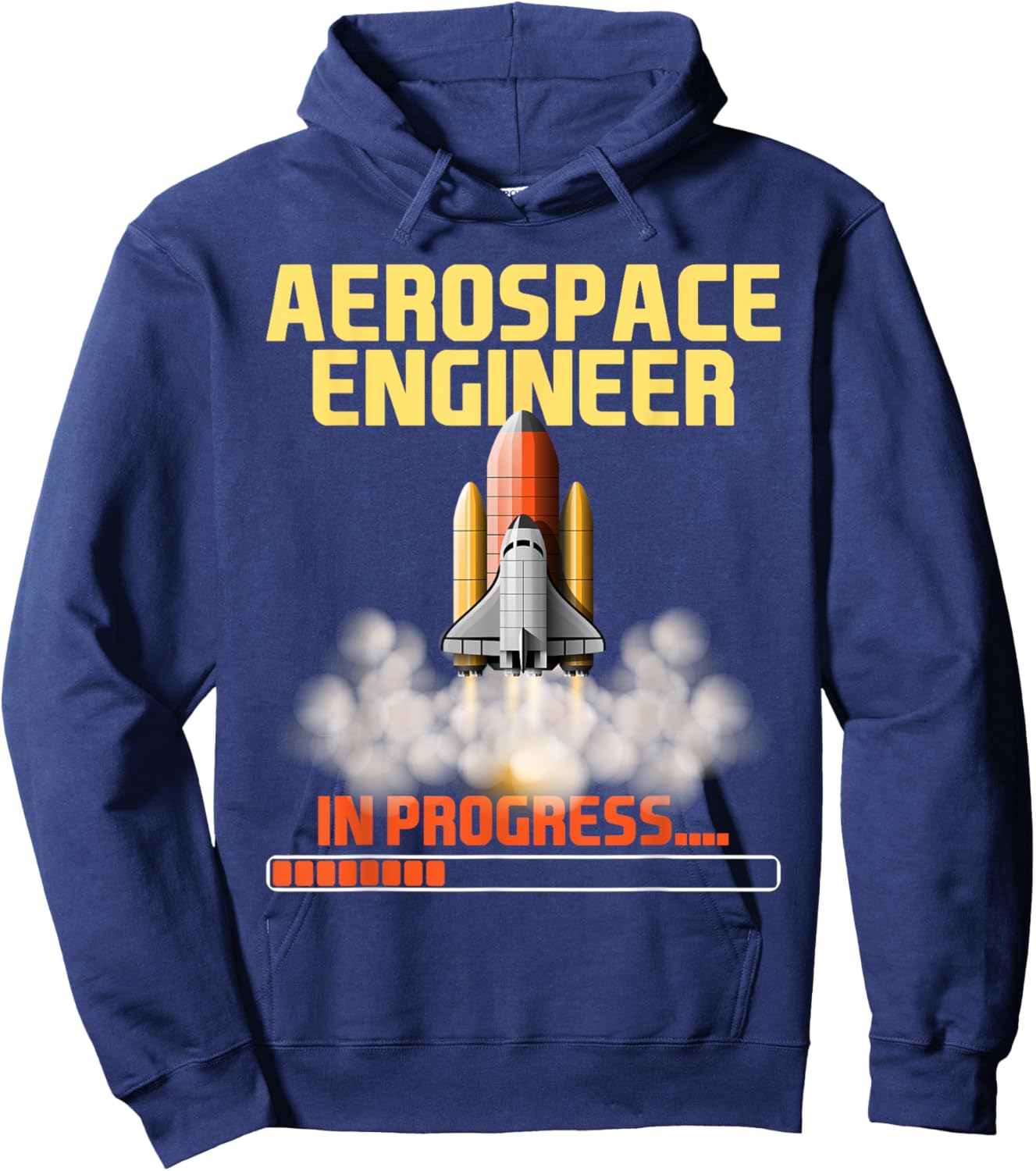 In Progress - Aerospace Engineer Aeronautical Engineering Hoodie - Hoodie | Navy