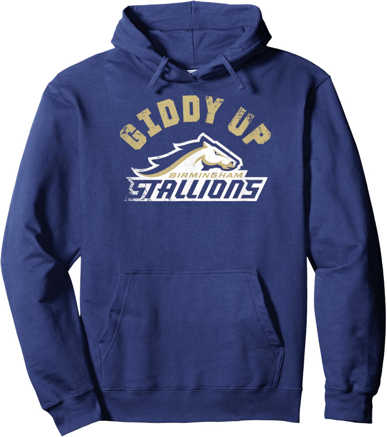 Birmingham Stallions: Giddy Up Hoodie - Hoodie | Navy