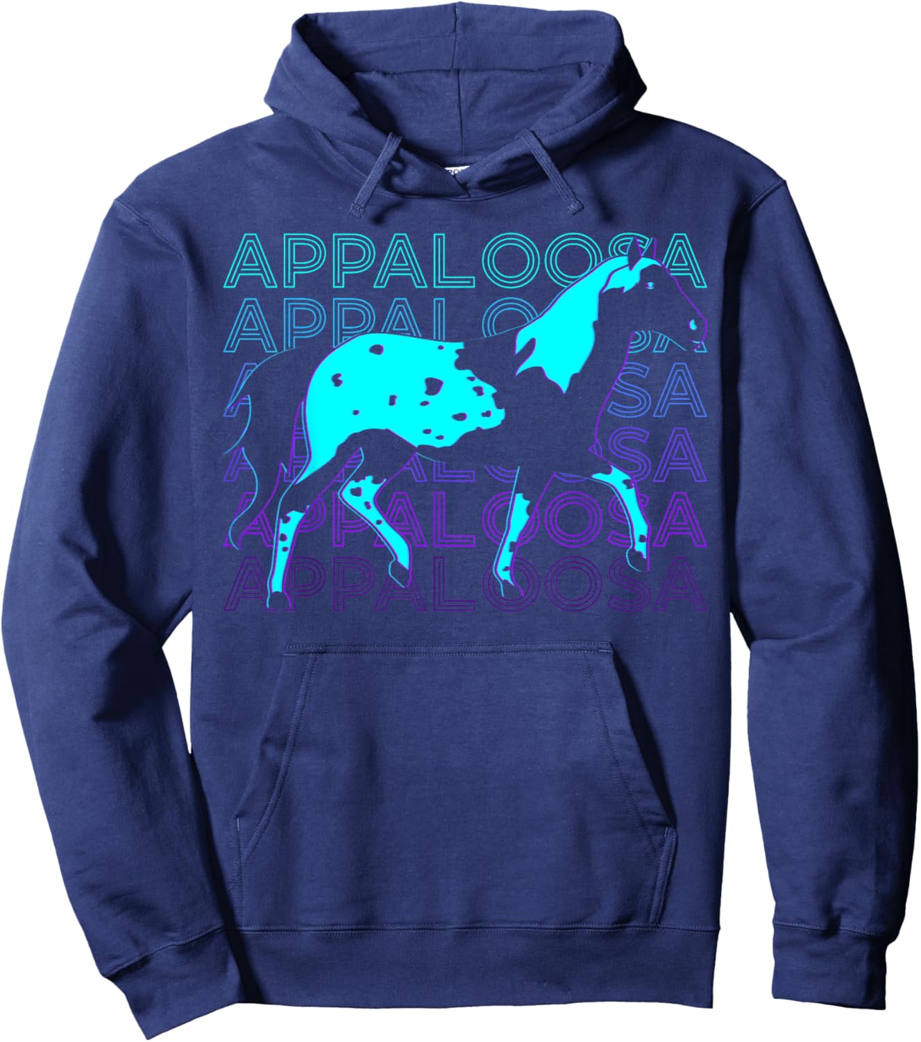 Appaloosa Horse Retro Appaloosa Hoodie - Hoodie | Navy
