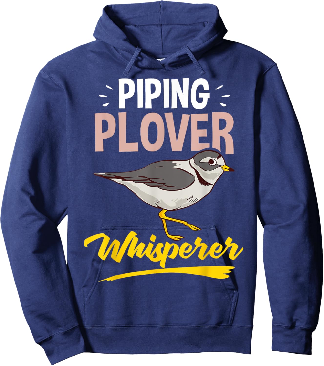 Piping Plover Bird Funny Cute Animal Watching Hoodie - Hoodie | Navy