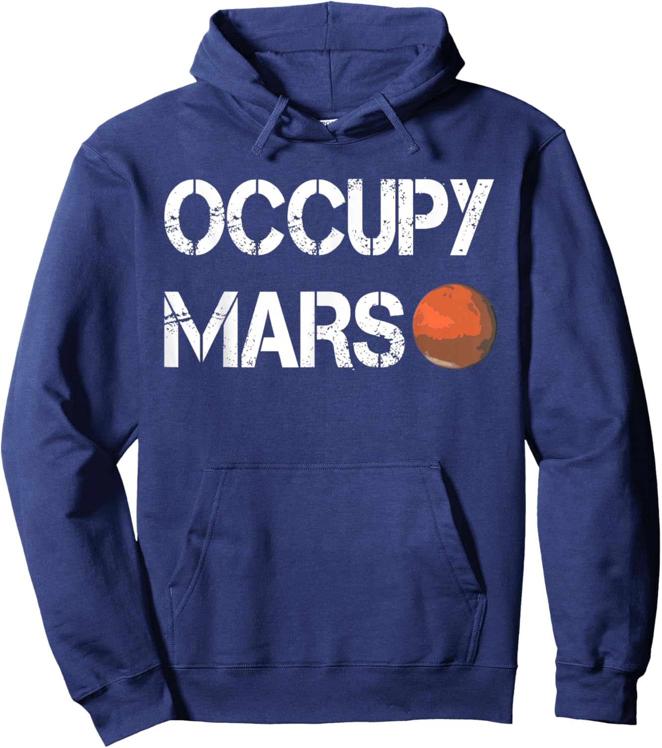 The Explorer "Occupy Mars" Space Hoodie - Hoodie | Navy