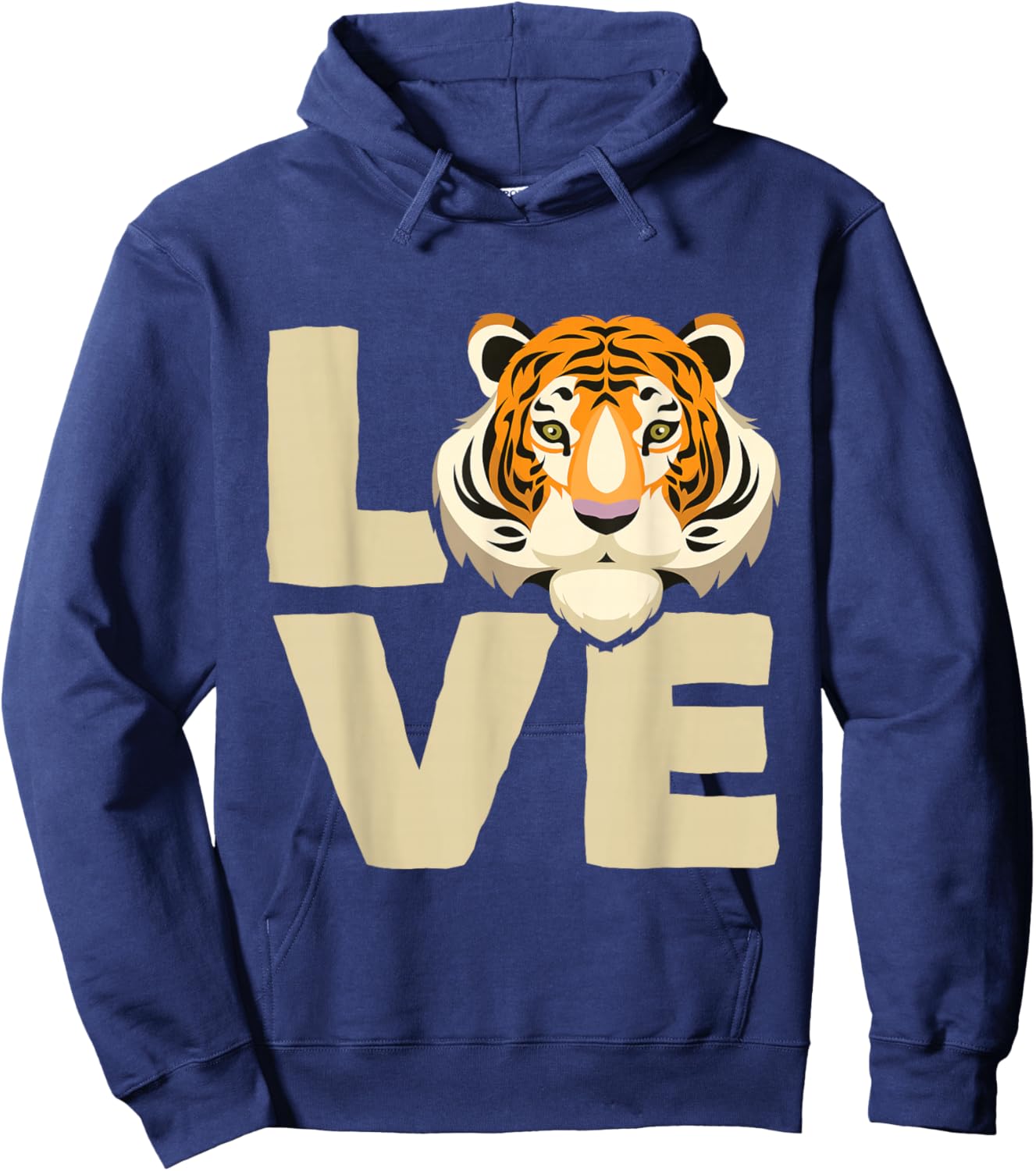 Tiger Nature Lover Safari Wildlife Animal Zookeeper Hoodie - Hoodie | Navy