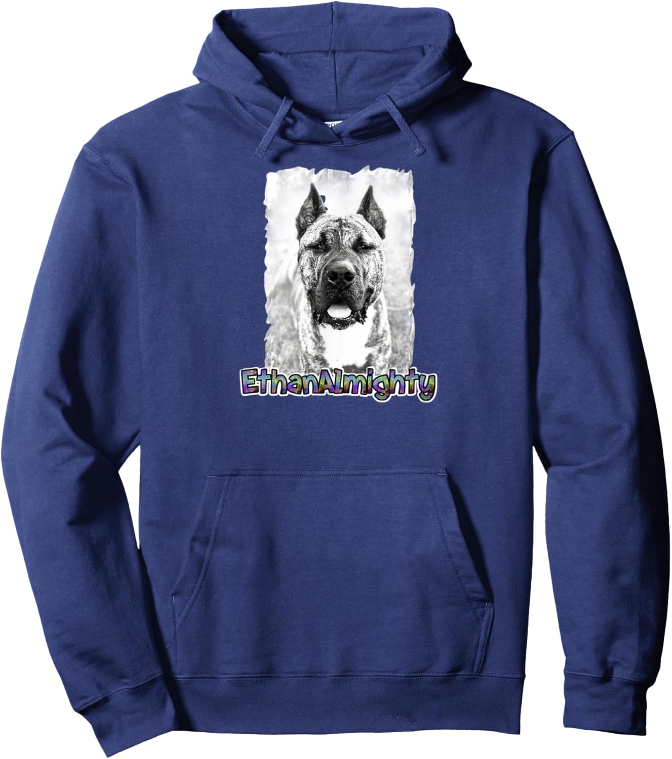 Ethan the Dog Women Girls Kids Hoodie - Hoodie | Navy