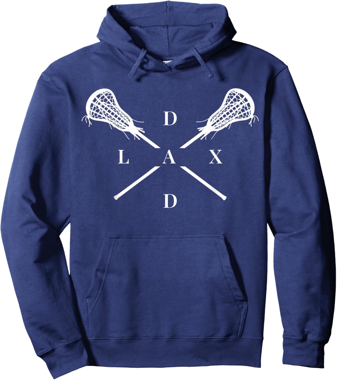 Lax Dad | Lacrosse Shirt for Lacrosse Dad Hoodie - Hoodie | Navy