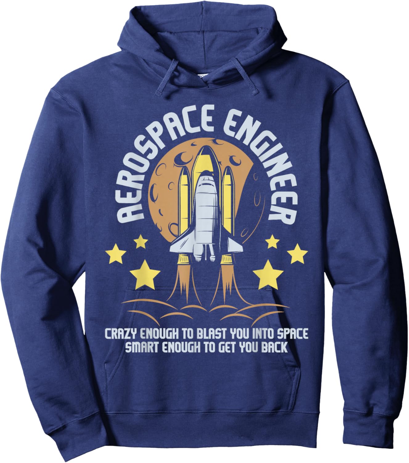 Aerospace Engineer - Aeronautical Engineering Spacecrafts Hoodie - Hoodie | Navy