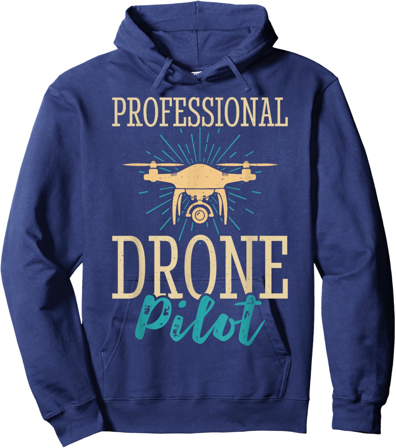 Professional Drone Pilot Hoodie - Hoodie | Navy