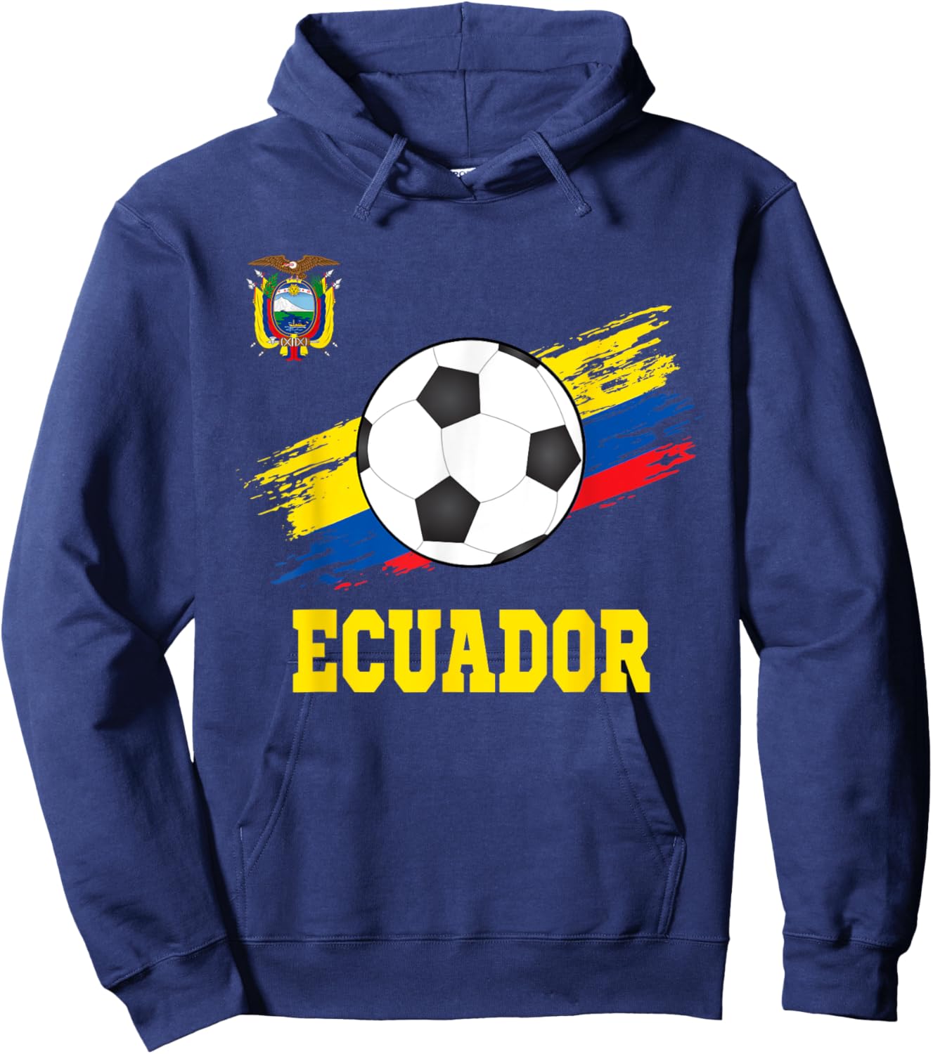 Ecuador Soccer Ecuadorian Football Ecuatoriano Futbol Hoodie - Hoodie | Navy