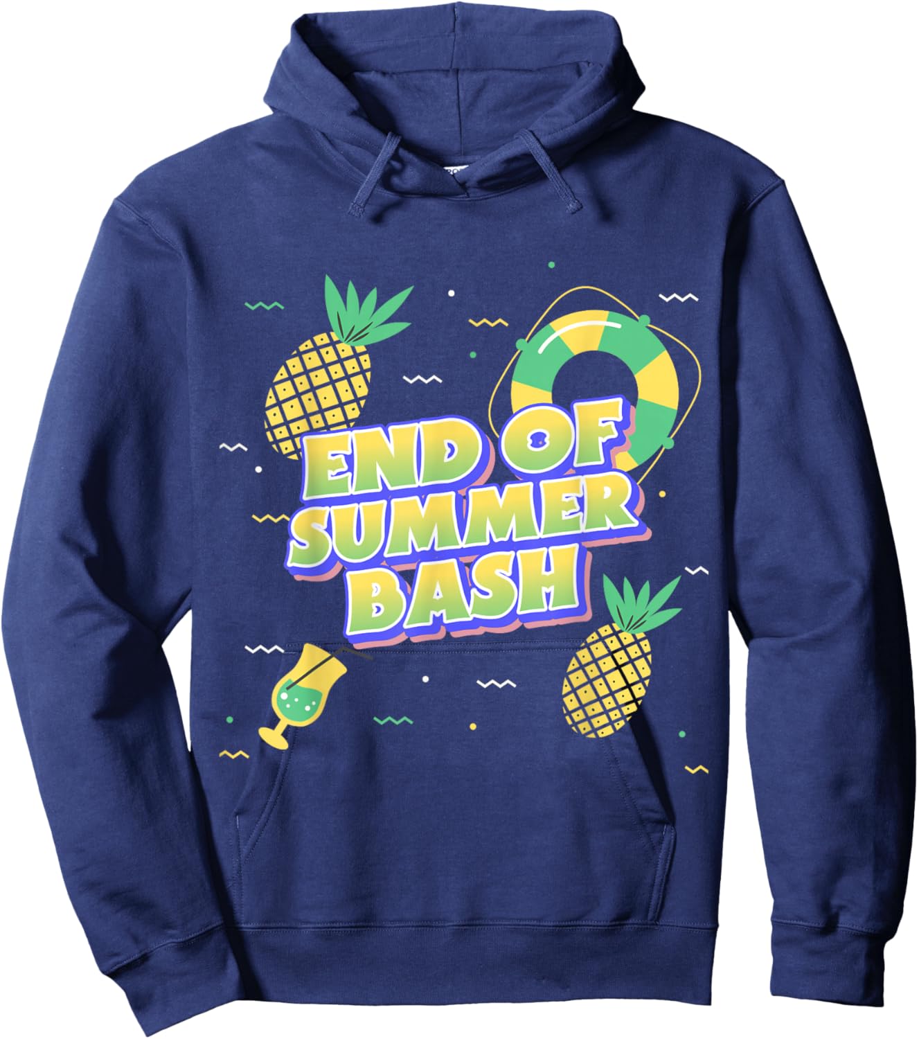 Last Party of The Summer Back to School - End of Summer Bash Women Kids Hoodie - Hoodie | Navy