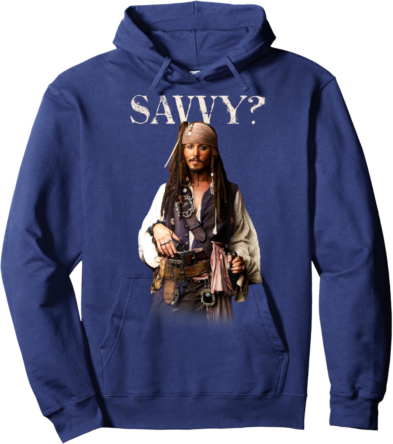 Disney Pirates of the Caribbean Captain Jack Savvy? Hoodie - Hoodie | Navy