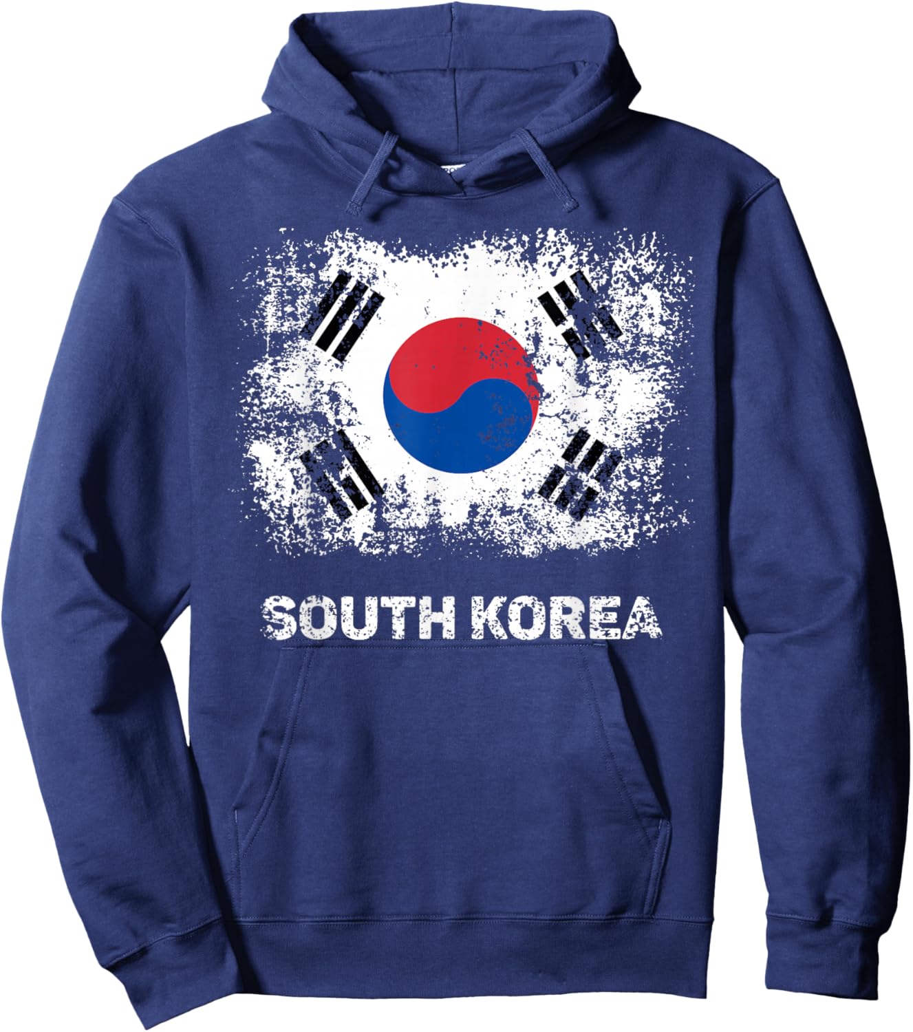 South Korean Flag Shirt Patriotic South Korea Flag Women Kids Men Hoodie - Hoodie | Navy