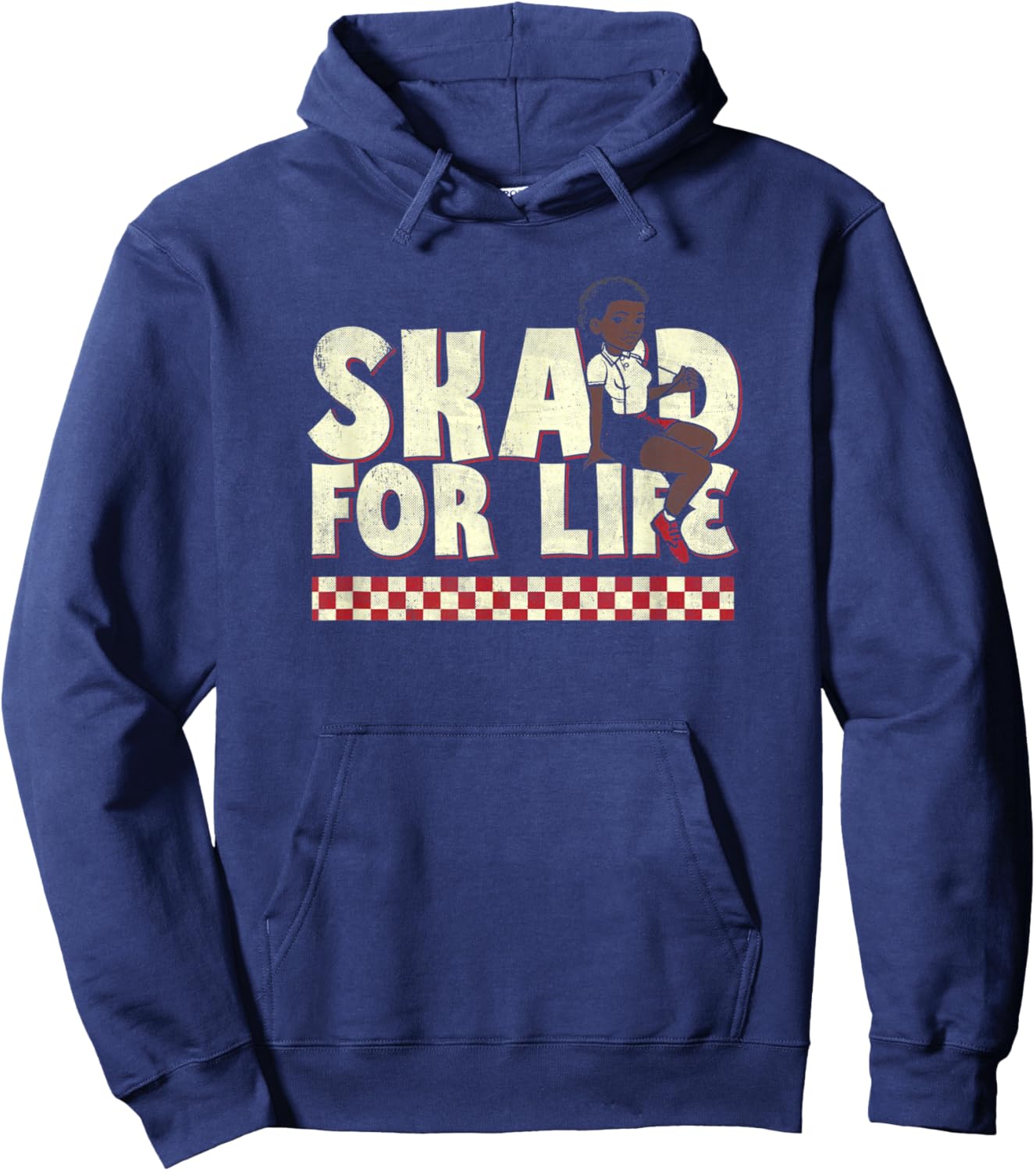 Ska'd For Life - Rude Girl / Rude Boy Reggae Band Ska Music Hoodie - Hoodie | Navy