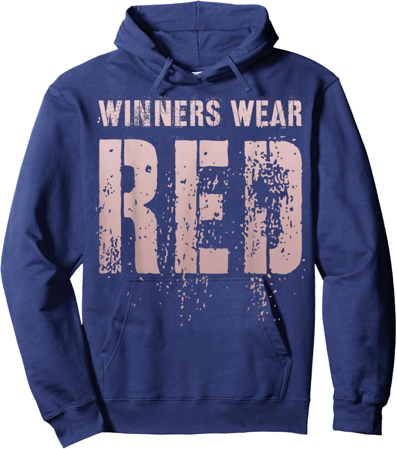 Vintage WINNERS WEAR RED Summer Camp Let's Go Team War Game Hoodie - Hoodie | Navy