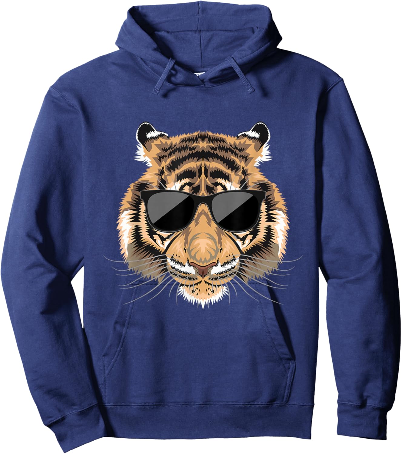 Tiger Sunglasses - Zoologist Zookeeper Safari Wildlife Lover Hoodie - Hoodie | Navy
