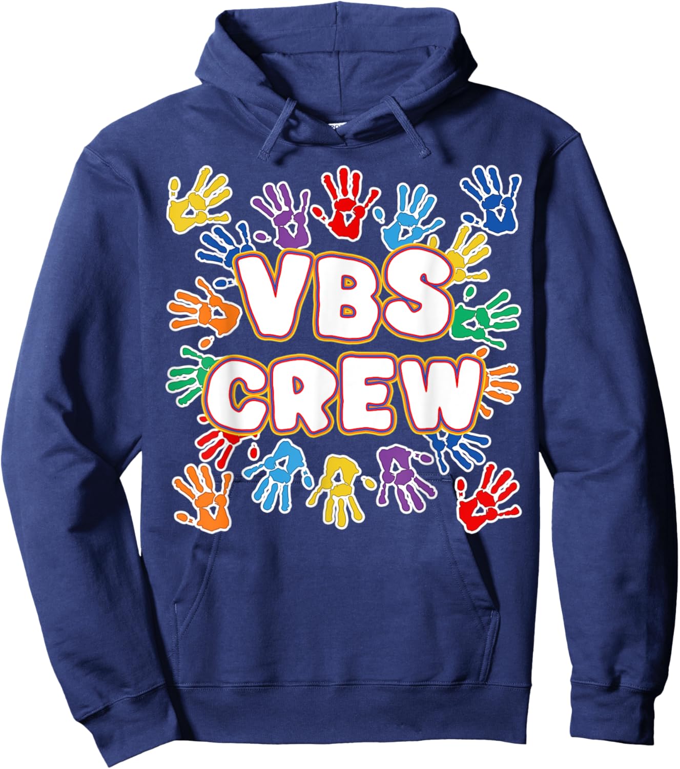 2022 Vacation Bible School Shirts Colorful VBS Crew Hoodie - Hoodie | Navy