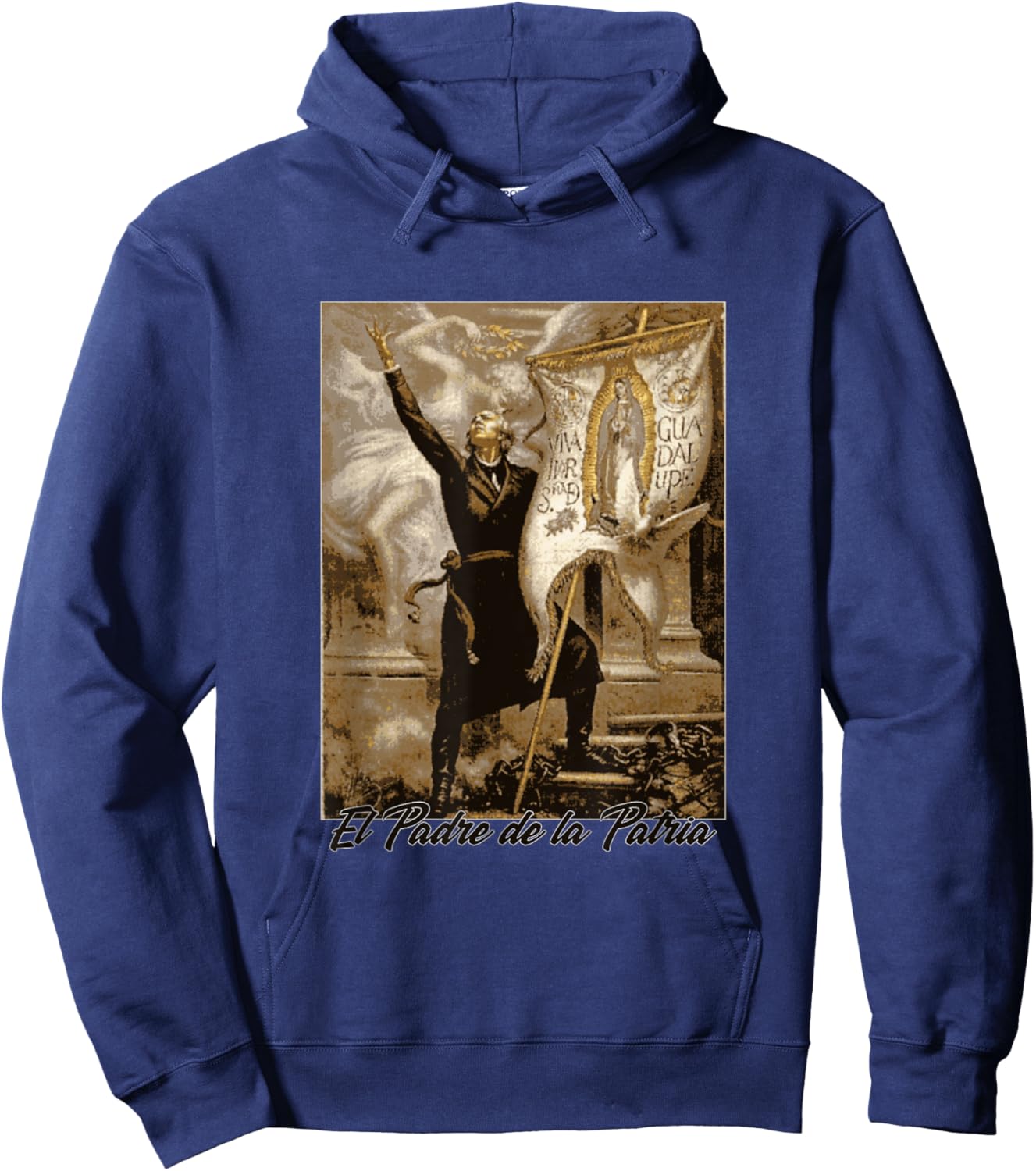 Miguel Father Hidalgo Mexico Hero Hoodie - Hoodie | Navy