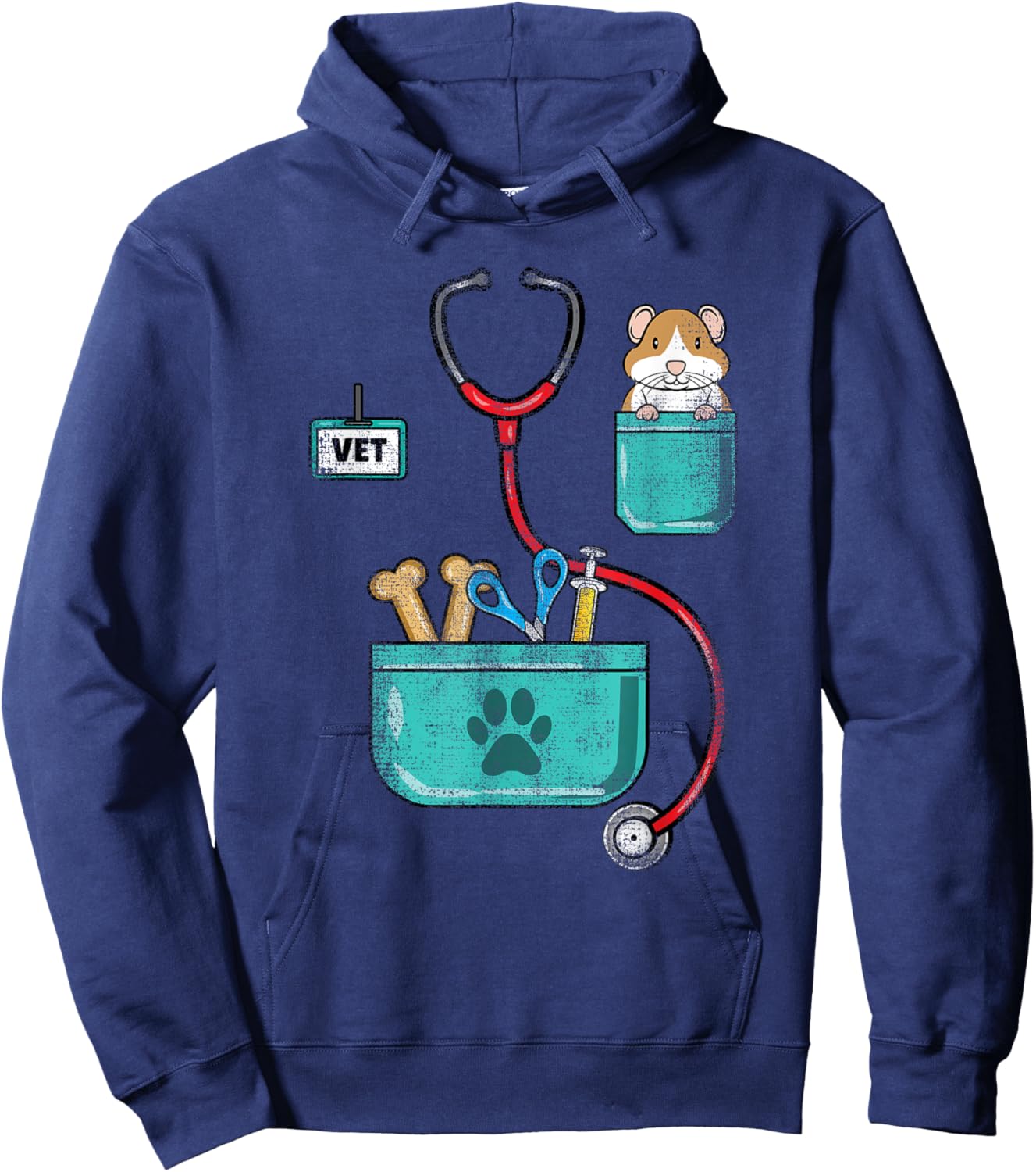 Veterinarian Costume Halloween Hoodie - Hoodie | Navy