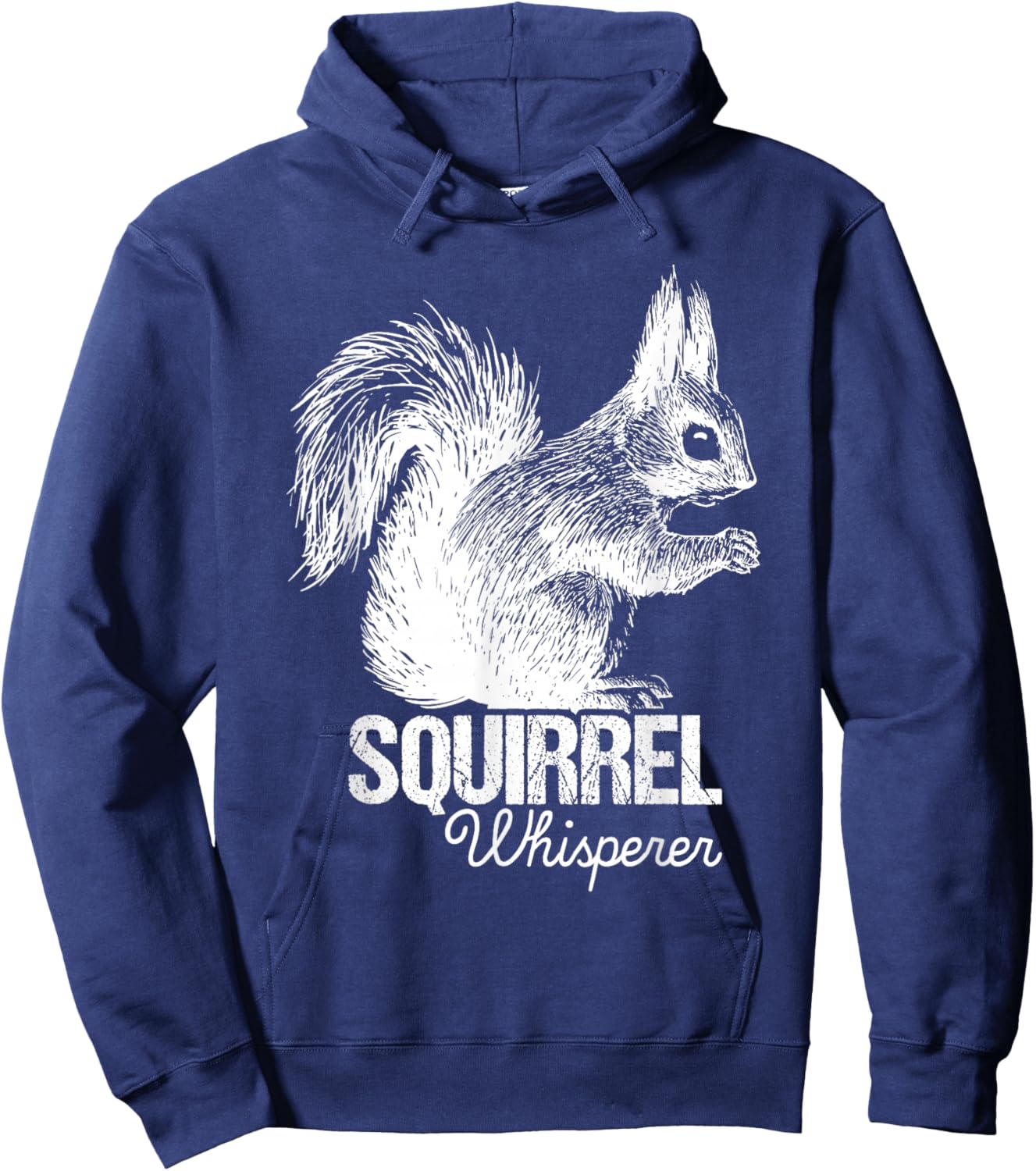 Squirrel Whisperer - Squirrel Lover Animal Lover Rodent Hoodie - Hoodie | Navy