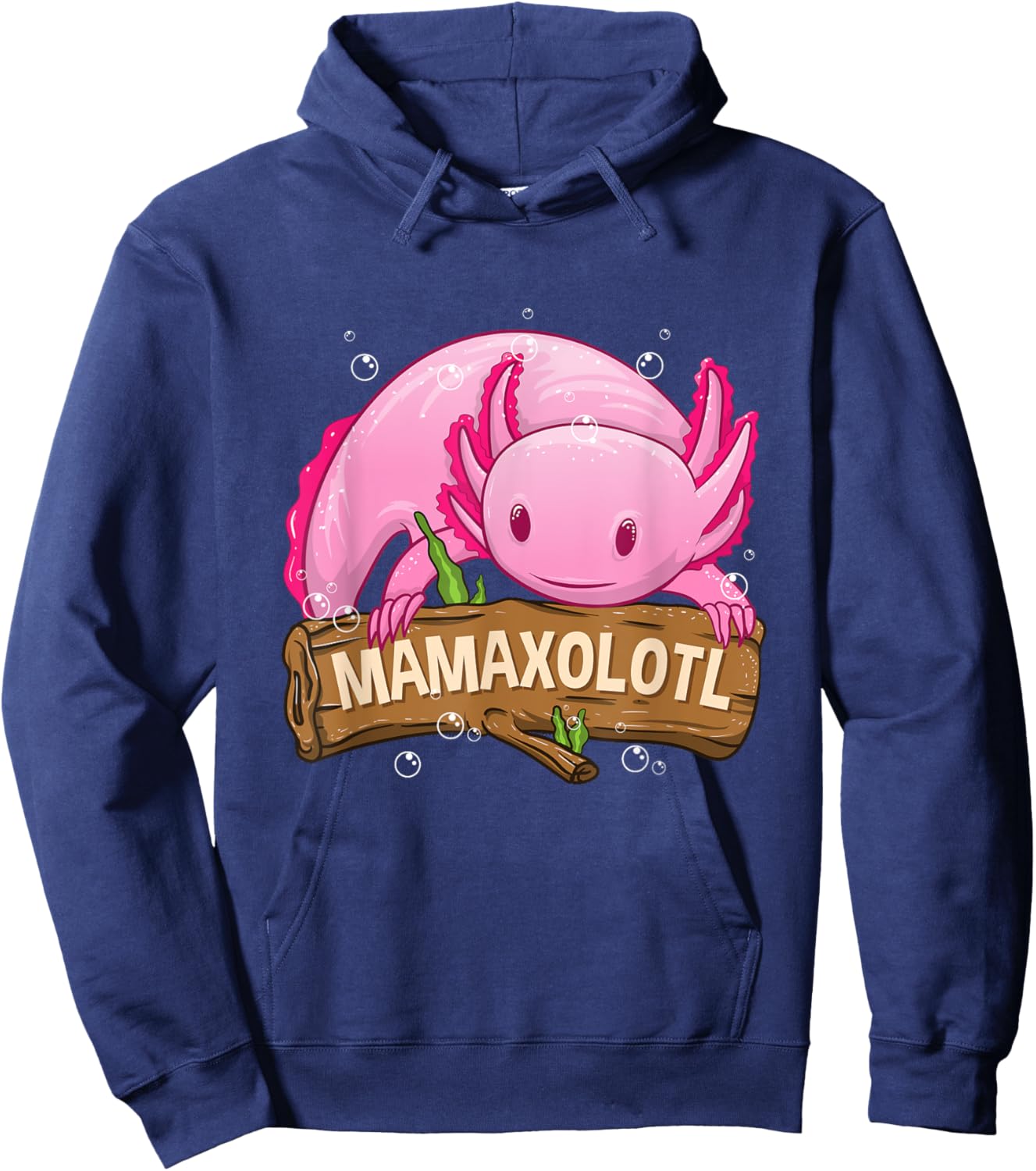 Mamaxolotl Mama Axolotl Mom For Mother's Day Axolotl Hoodie - Hoodie | Navy