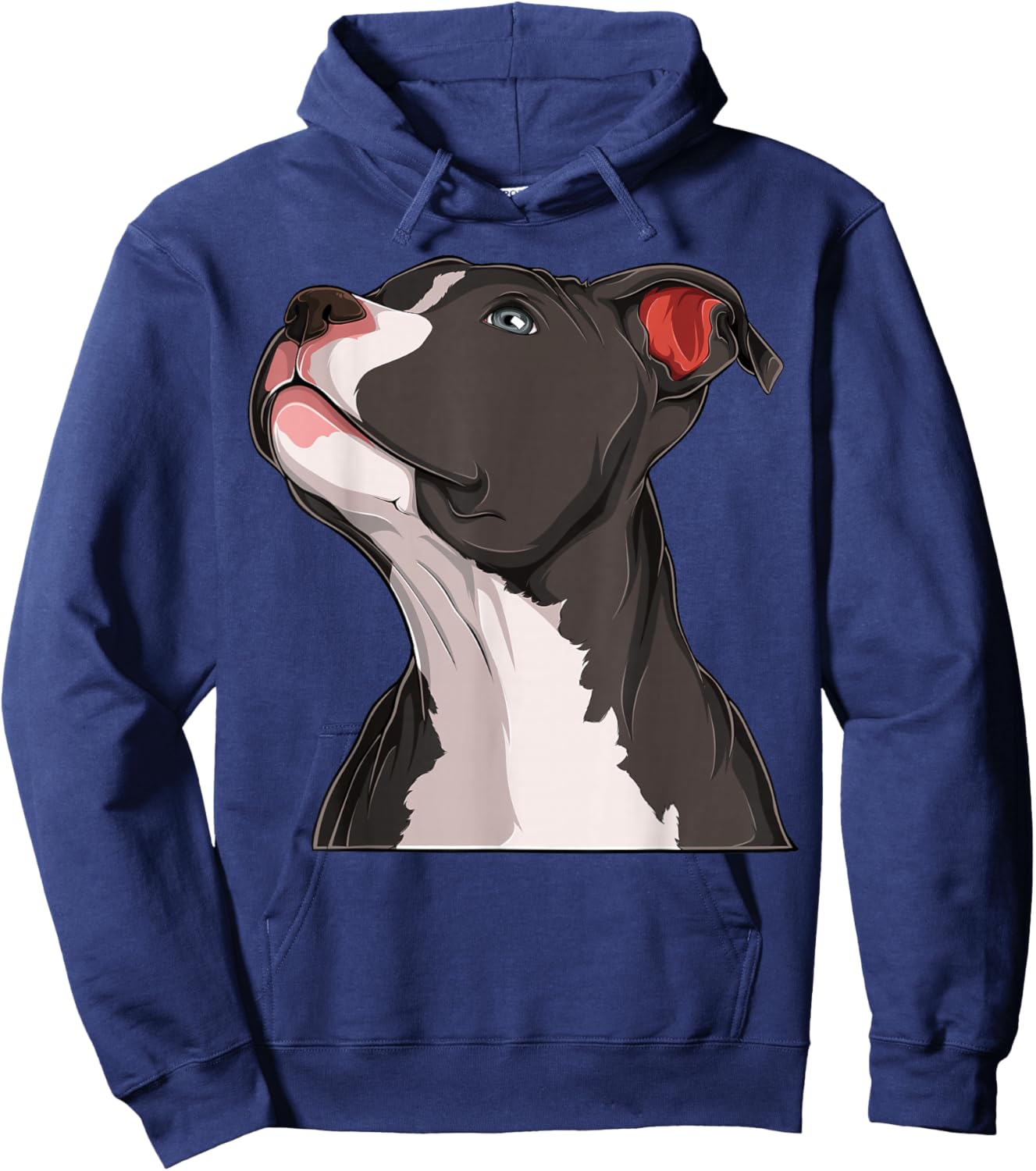 American Pit Bull Pitbull Terrier Dog Head Dog Canine Hoodie - Hoodie | Navy