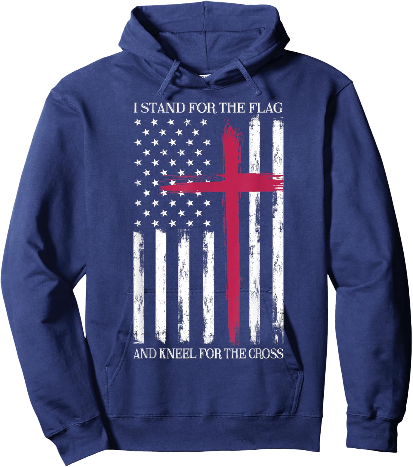 I Stand For The Flag Memorial Day Never Forget Veteran Hoodie - Hoodie | Navy