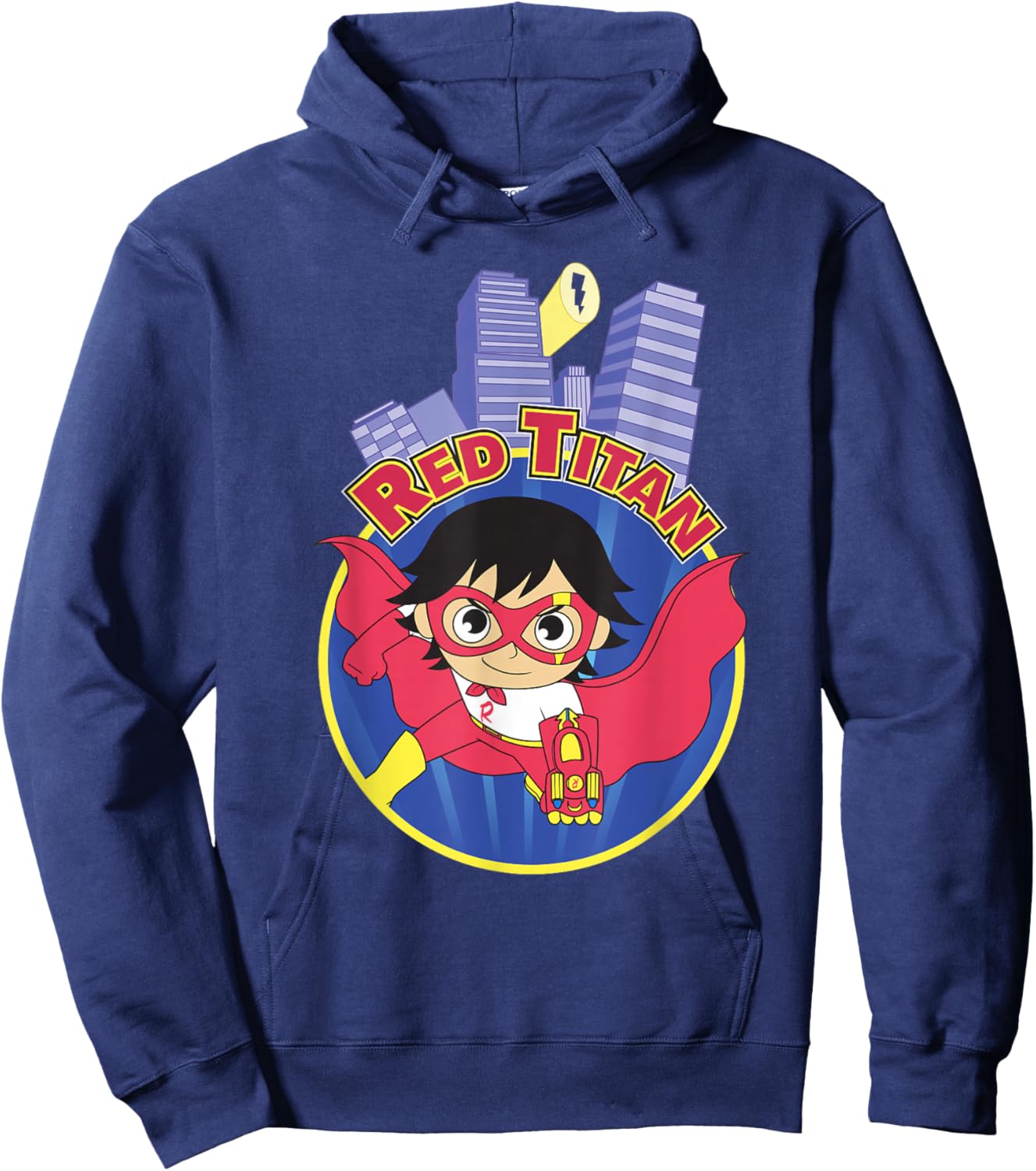 Ryan's World Titan Universe Red Titan Hoodie - Hoodie | Navy