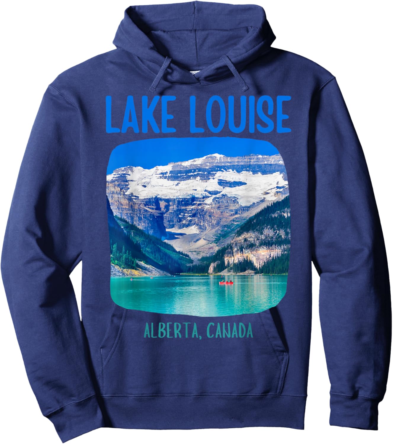 Lake Louise Alberta Canada Hoodie - Hoodie | Navy