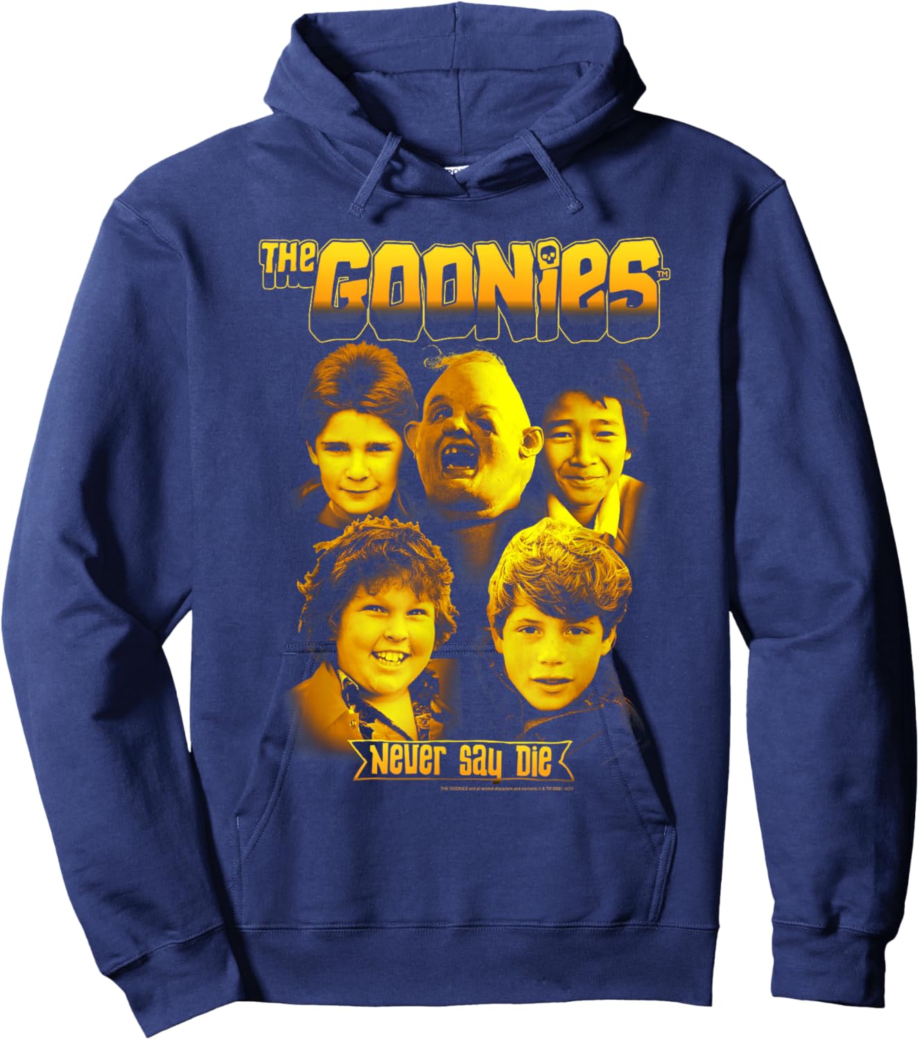 The Goonies Character Collage Hoodie - Hoodie | Navy