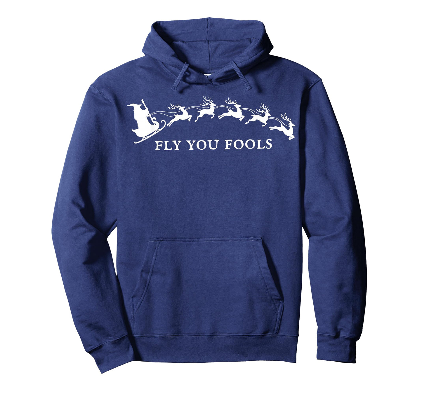 Silly Fly You Fools Santa Reindeer Funny Holiday Christmas T-Shirt