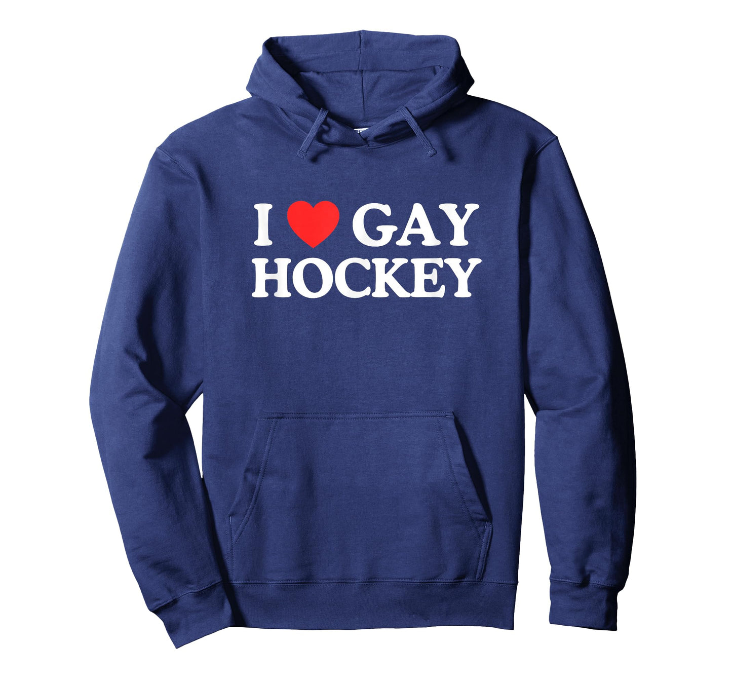 I Love Heart Gay Hockey Unhinged Gay Pride Parade Gen Z Meme T-Shirt