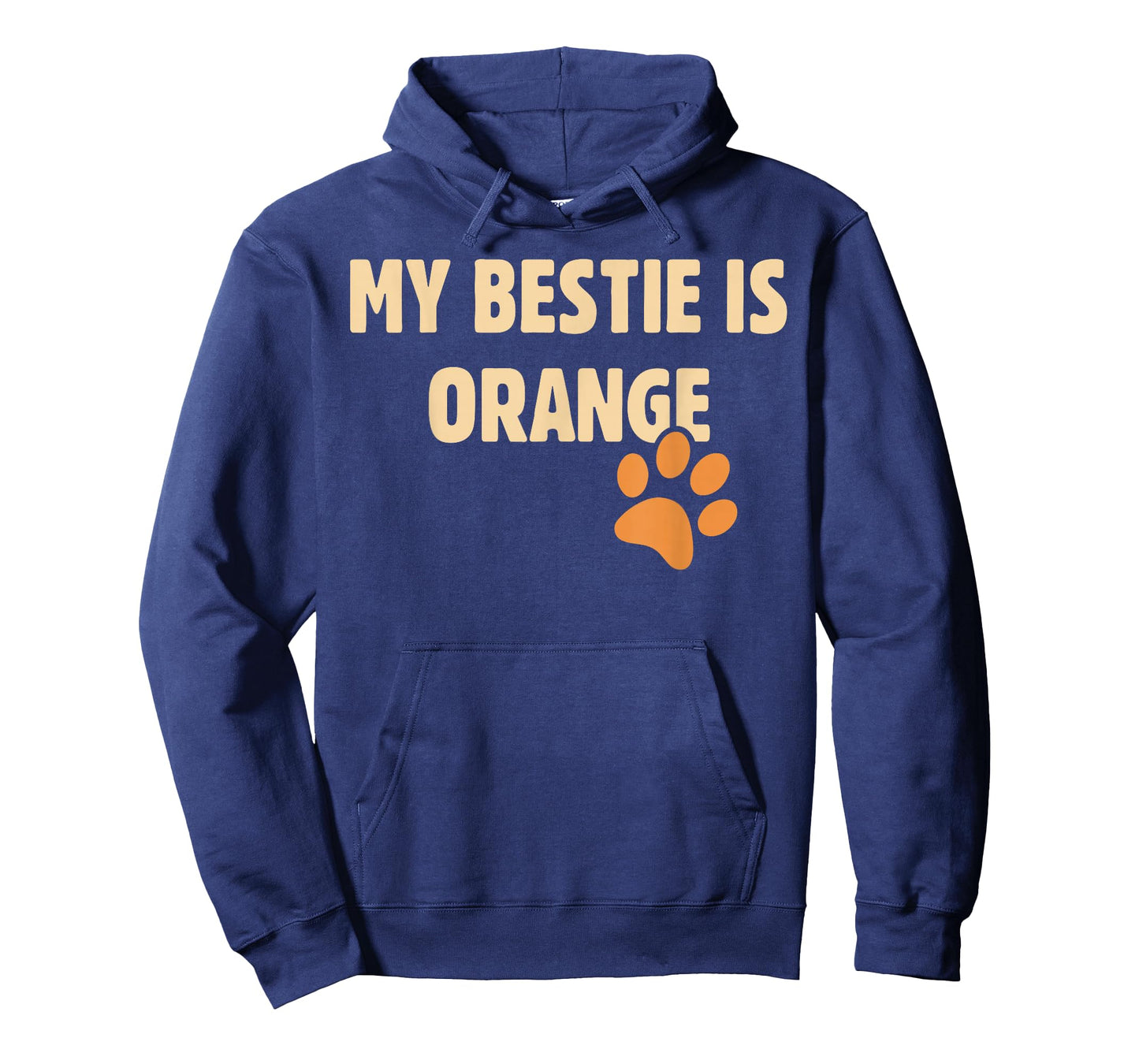 Orange cat Funny Best Buddy Ginger Tom My Bestie paw Graphic T-Shirt