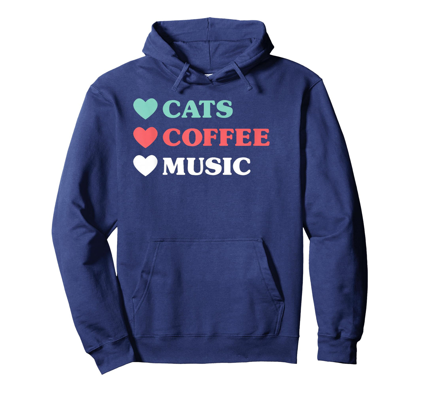 Cats Coffee Music T-Shirt