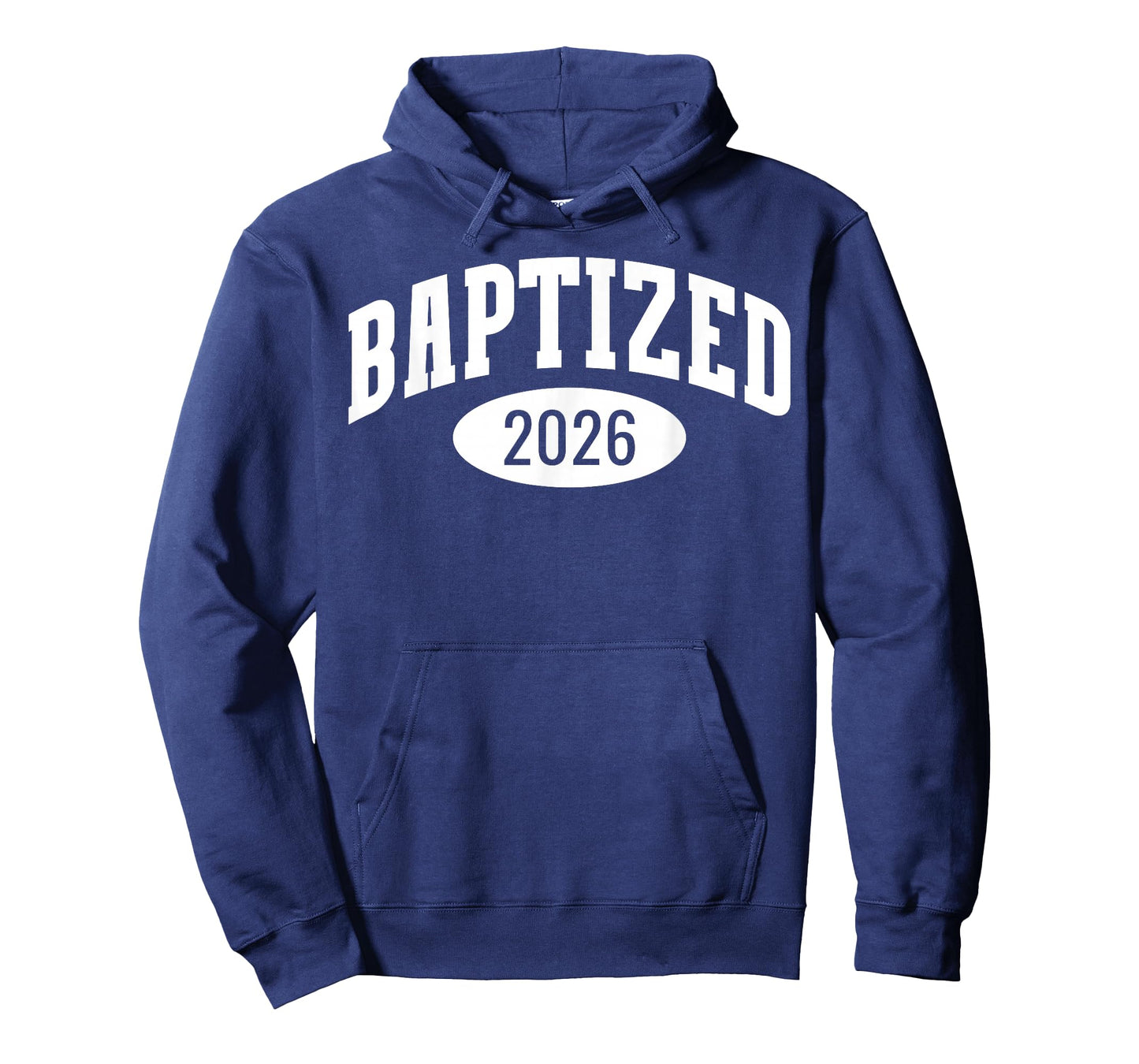 Baptized 2026 Sports Aesthetic Baptism Design for Christian T-Shirt