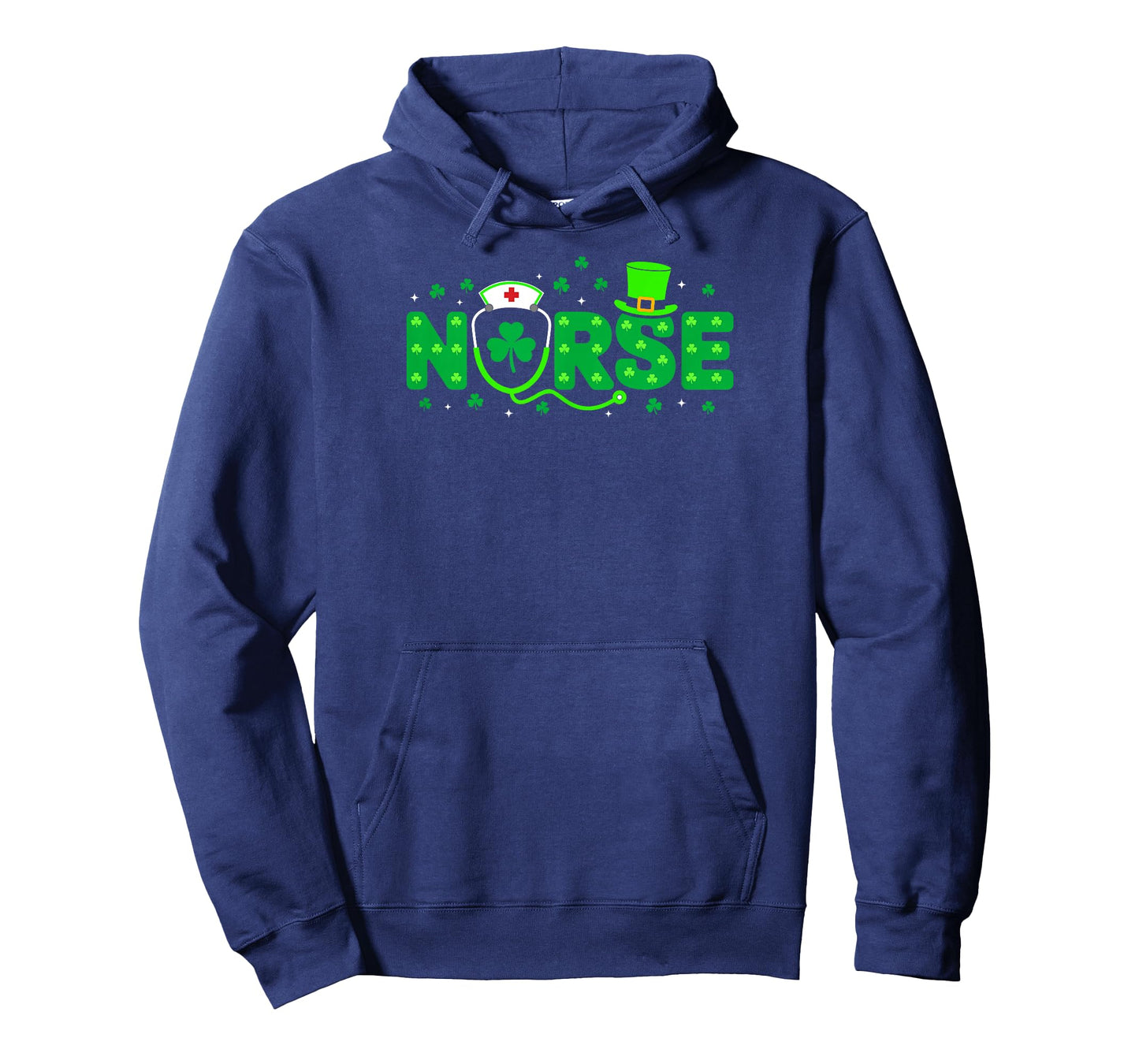 Lucky Nurse Shamrock Stethoscope Scrub Nurse St Patricks Day T-Shirt