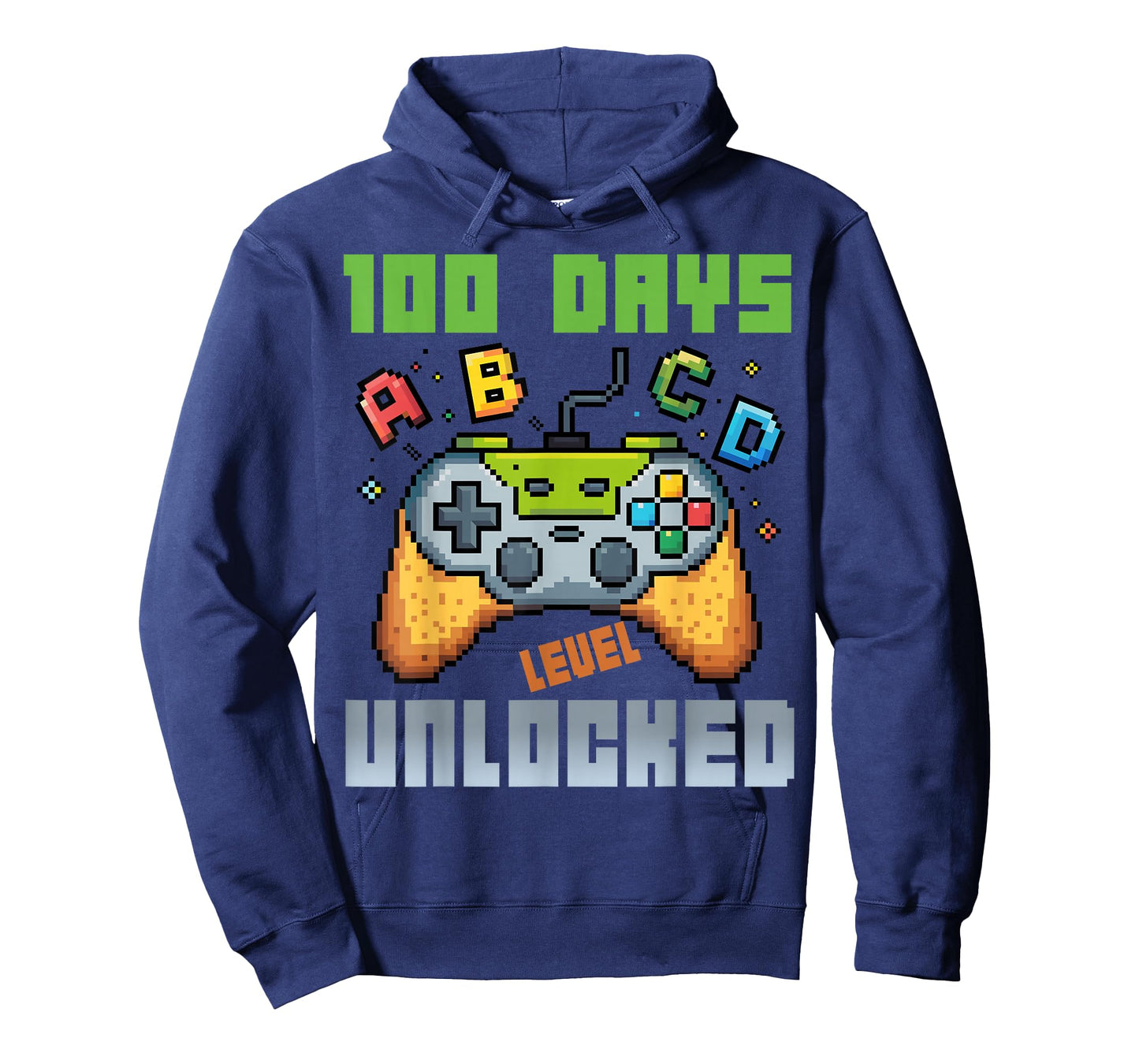 100 Days of School Level Unlocked Gamer Pixel Boys Outfit T-Shirt