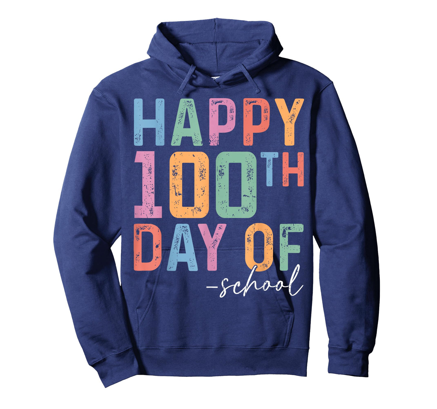 Retro Happy 100th Day of School Shirts Teacher Kids Student T-Shirt