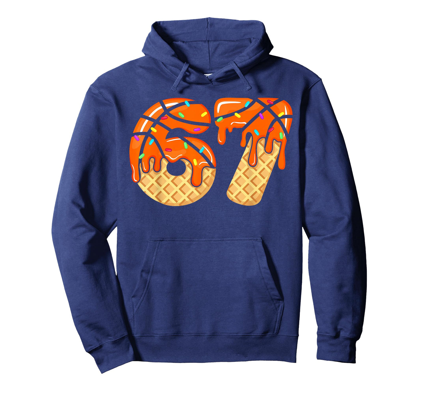 Basketball 67 Ice Cream Drip 6 7 Six Seven Meme Sport Player T-Shirt