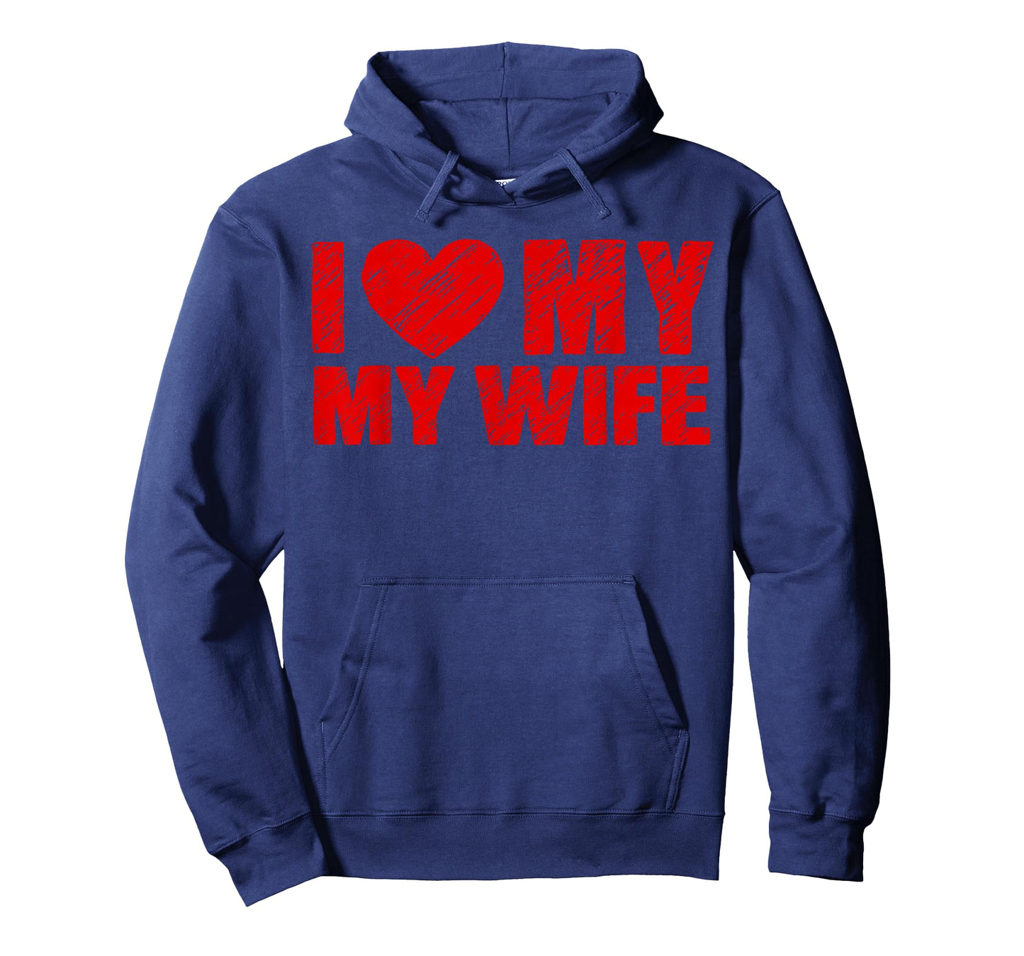 I Love My Wife Heart Valentine Couple Outfit Men T-Shirt
