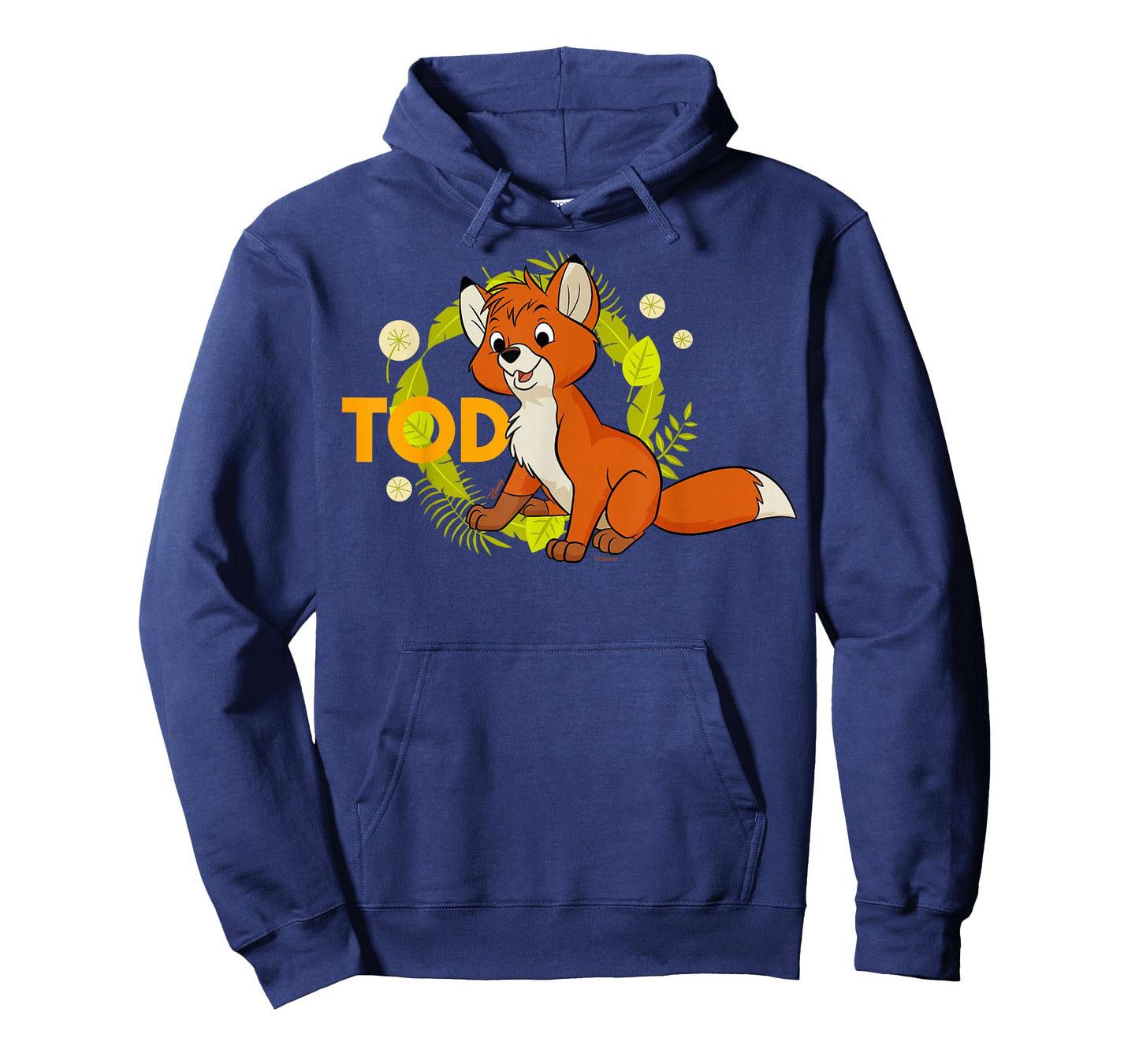 Disney The Fox and The Hound Tod Tropical Leaf Wreath T-Shirt