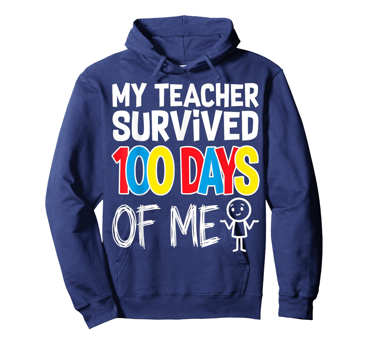 100 Days Colorful Primary Colors 100 Days of School T-Shirt